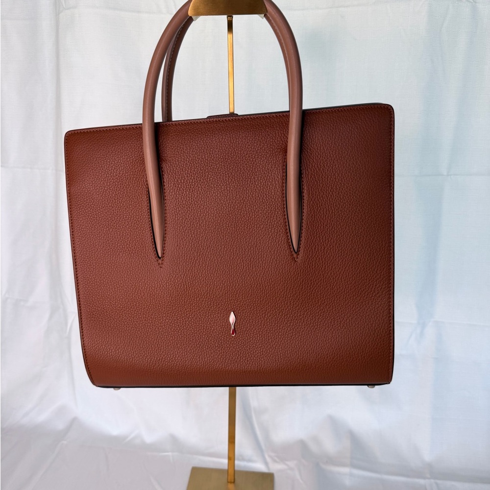 Christian Louboutin Brown Paloma. Leather/Suede Tote)